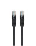 Cordon RJ45 UTP Cat 5 - Male / Male - 1 Mètre - Noir