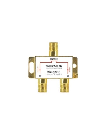 Répartiteur intérieur Satellite & Terrestre 2 directions GOLD