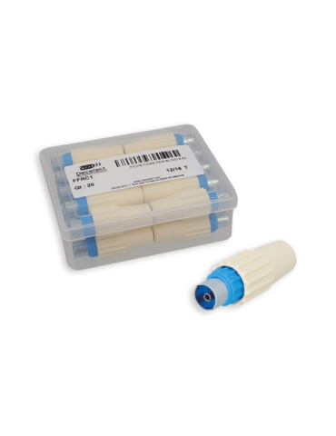 Boite 20 Fiches Coaxiales Femelles 9.52mm