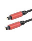 Cordon Fibre optique TOSLINK mâle/mâle  1,50 mètre - FUJIONKYO - 424730