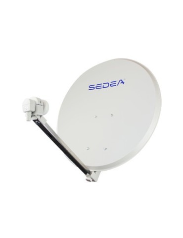 Pack de 4 paraboles 65 EASY Acier + LNB