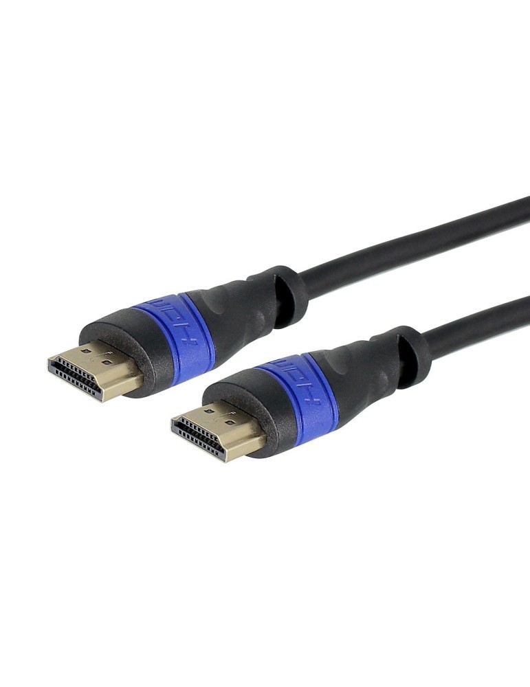 Cordon HDMI professionnel noir audio/vidéo mâle/mâle ? 3 mètres ? Gold compatible 3D, 4K