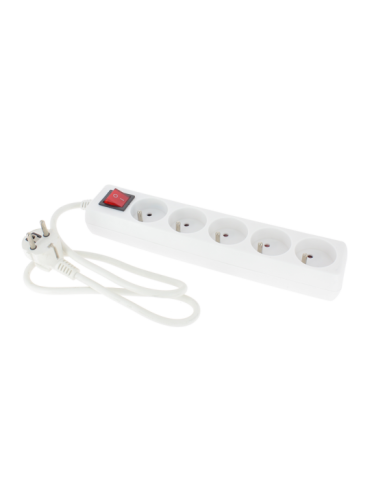 Bloc multiprises 5 prises avec interrupteur 16A