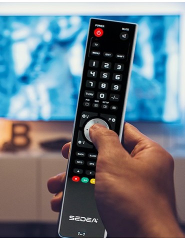 Télécommande universelle programmable par USB - Noire