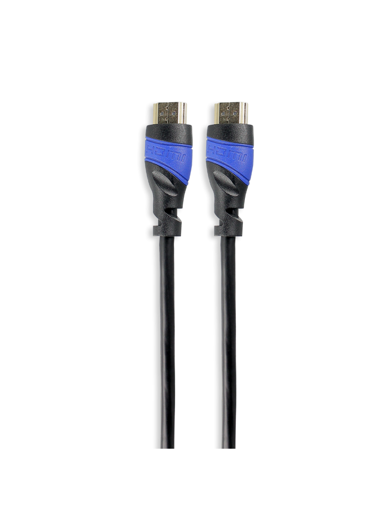 Câble HDMI 4K Ultra HD High Speed noir audio/vidéo mâle/mâle 1,50 mètre Gold - SEDEA - 914511