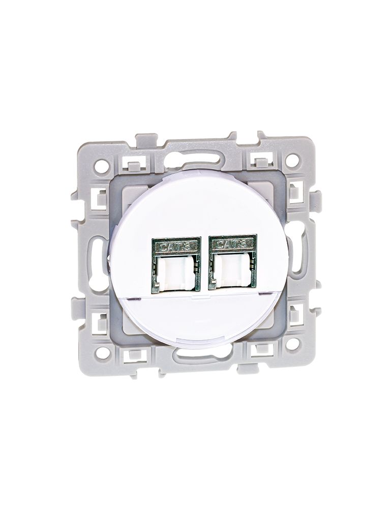 SQUARE DBLE Blindées RJ45 CAT6 STP (Gr2 TV) BLC