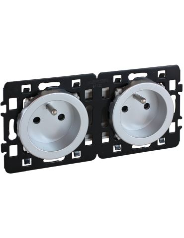 SQUARE PC 2x2P+T précab. SILV