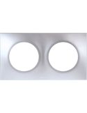 SQUARE PLAQ SILVER 2P entr.71mm