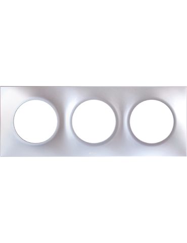 SQUARE PLAQ SILVER 3P entr.71mm