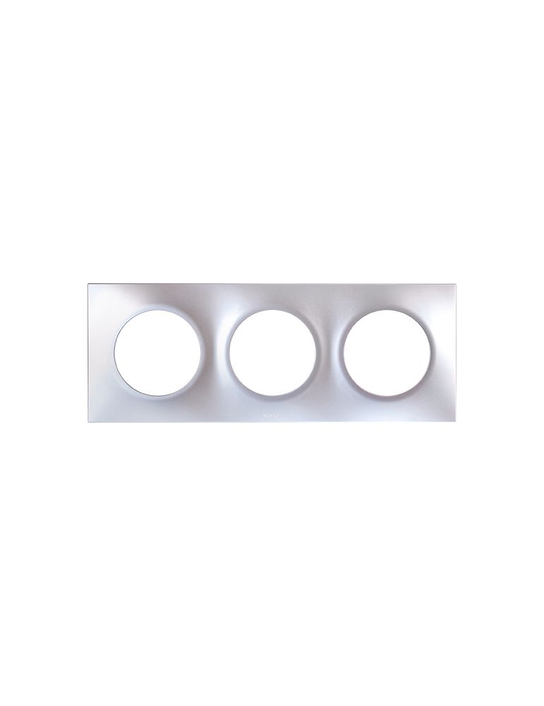 SQUARE PLAQ SILVER 3P entr.71mm
