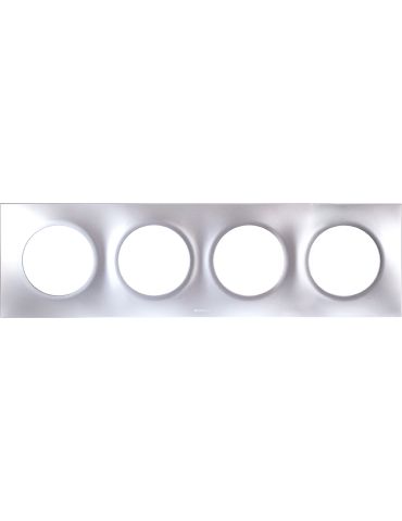 SQUARE PLAQ SILVER 4P entr.71mm