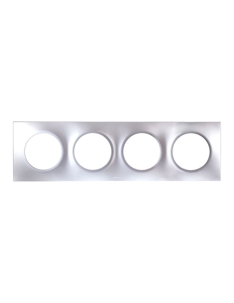 SQUARE PLAQ SILVER 4P entr.71mm