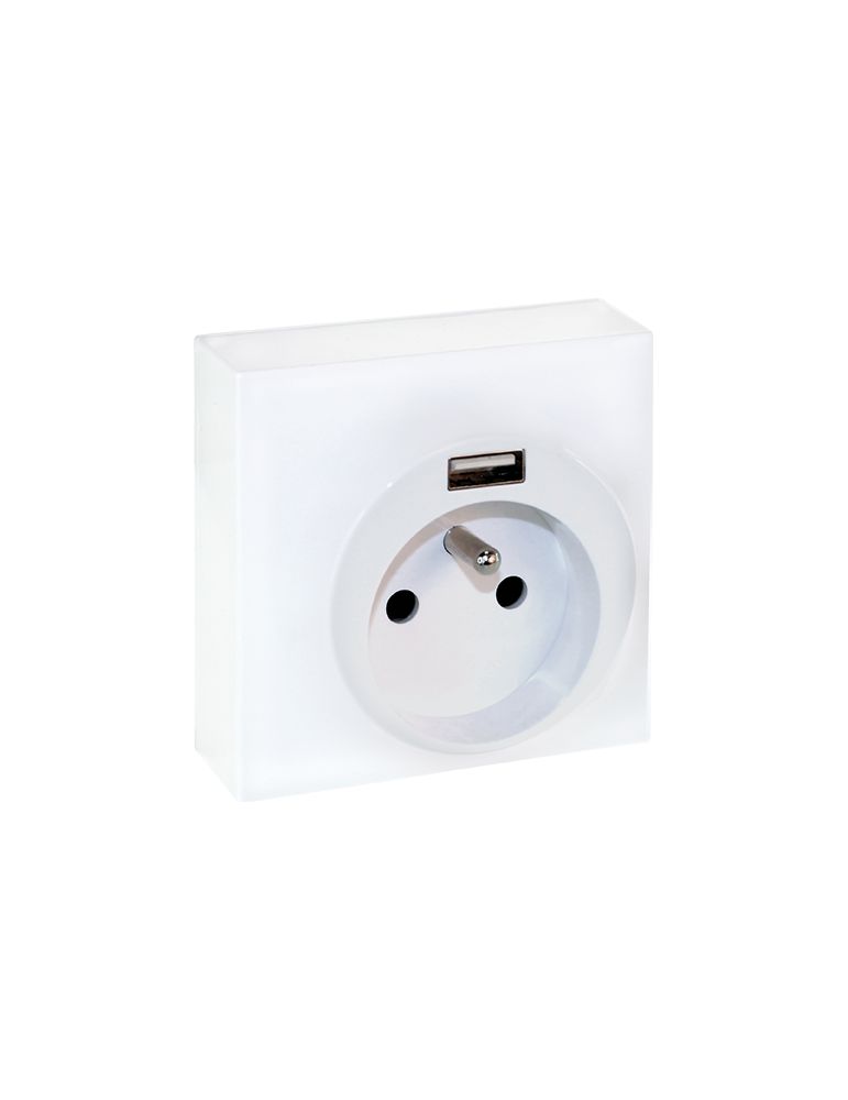 DUNE 2P+T + USB A BLANC