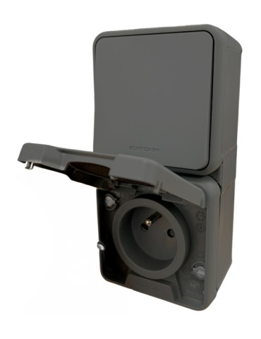 OXXO VV + PC Vertical GRIS IP55