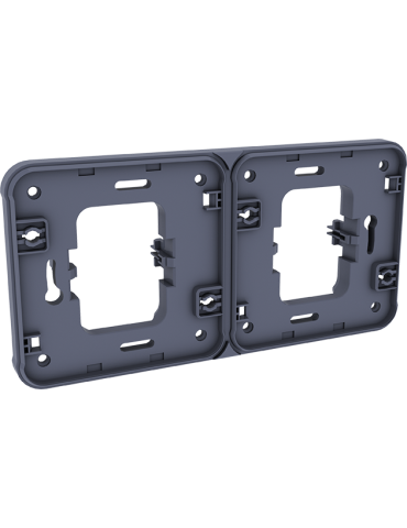 OXXO Support double H GRIS ENCASTRE