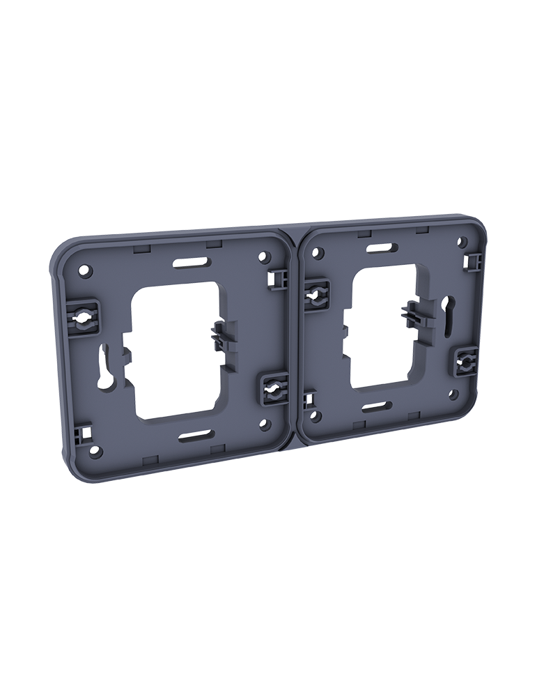 OXXO Support double H GRIS ENCASTRE