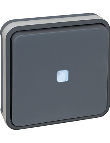 OXXO VV lumineux GRIS ENCASTRE IP55