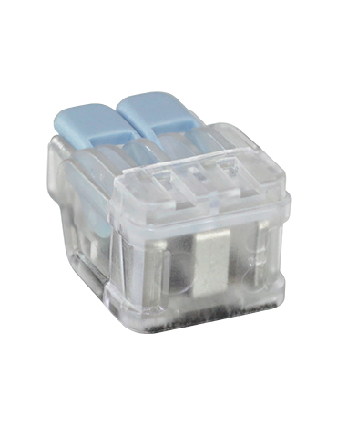 Borne à levier 2P 0,35 à 6mm²