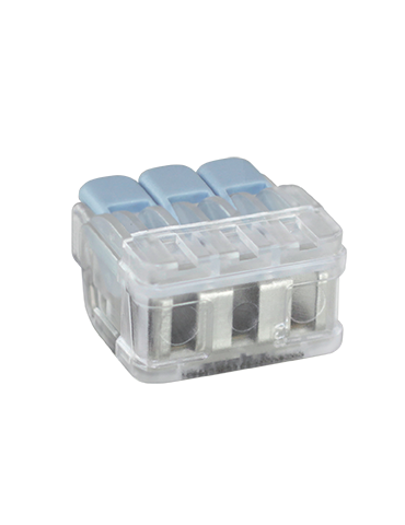 Borne à levier 3P 0,35 à 6mm²